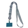 thumbnail image 1 of Universal Phone Lanyards Crossbody Patch Traveling Hiking Portable Detachable Neck Hanging Rope Strap Outdoor Smartphone Light Grey, 1 of 7