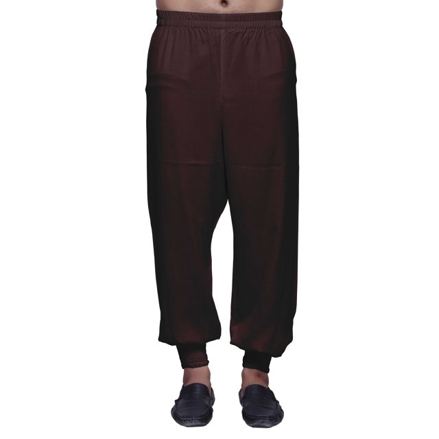 Atasi Mens Rayon Solid Readymade Harem Pajama Ethnic Wear Elastic Bottom Pant