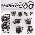 thumbnail image 1 of Ensemble de 40/45 Pcs de Guides pour Cannes à Pêche, Anneaux et Embouts, Trousse de Réparation avec Boîte à Poissons, 45 Pcs, 1 of 9
