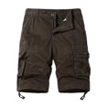 thumbnail image 1 of FAIWAD Men's Casual Elastic Waist Zipper Multi-Pockets Short Pants Drawstring Hem Loose Outdoor Shorts, 1 of 8