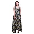 thumbnail image 1 of Bimba Robe Longue Maxi d'Été Imprimée à Col en V pour Femme, Tenue de Villégiature de Vacances - X-Grand, 1 of 4