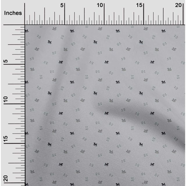 oneOone Polyester Lycra Fabric Dogs Animal Fabric Prints by Yard 56 Inch Wide