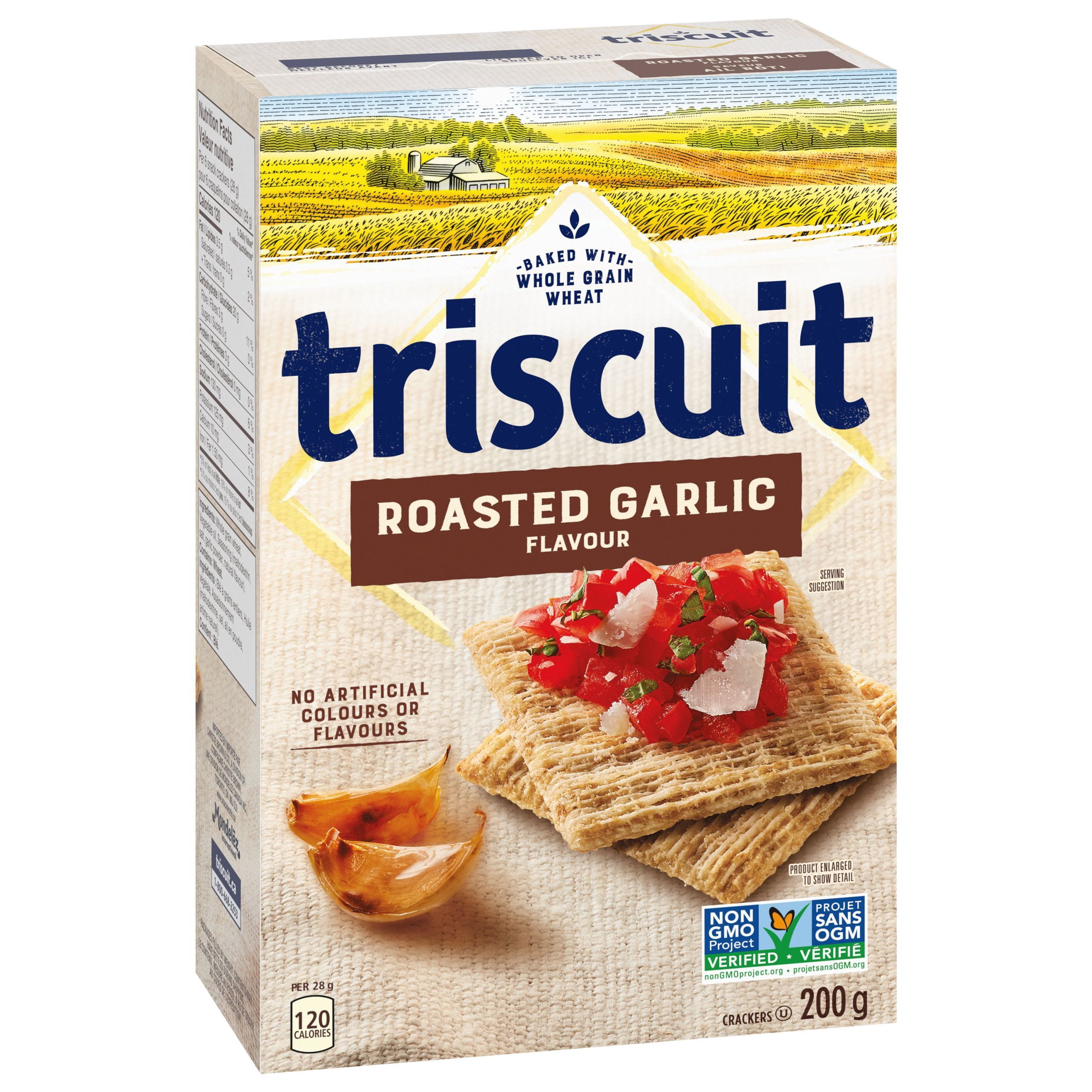 TRISCUIT à Saveur d’ail Rôti Craquelins