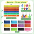 thumbnail image 4 of Back to School Supply Kit, 48 Pcs School Classroom Backpack Essentials, School Supplies Set with Pencil Pouches, Plastic Rulers, Safety Scissors, and Pencil Sharpeners, 4 of 5