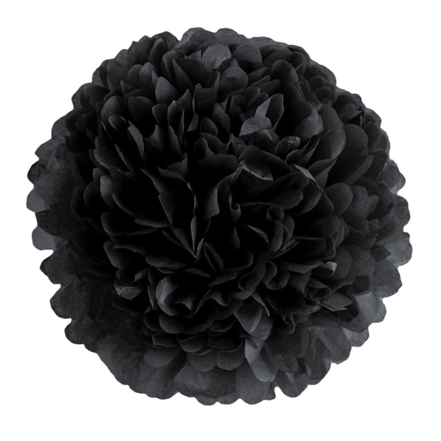 ziyahi Paper flower ball black