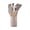 Khaki, variant on XZNGL Wooden Handle Silicone Kitchenware Set 12 Piece Round Barrel Set Non Stick Pot Cooking Spoon Kitchen Tools