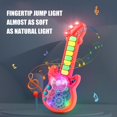 thumbnail image 3 of Electric Guitar Toy Transparent Gear Guitar With Light Music Kid Educational Toy, 3 of 5