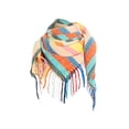 thumbnail image 1 of Penkiiy Foulard pour Femmes Mode Hiver Femmes Foulard Colorée Foulard Décontractée à Franges Châle g Foulard, 1 of 5
