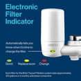 thumbnail image 2 of Brita Tap Water Filter System, Water Faucet Filtration System with Filter Change Reminder, Reduces Lead, BPA Free, Fits Standard Faucets Only - Basic, White,, 2 of 9