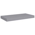 thumbnail image 2 of vidaXL Floating Wall Shelf Grey 50x23x3.8 cm MDF, 2 of 9