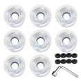 thumbnail image 1 of Labymos 8pcs Skateboard Wheels LED Light Up Replacement Wheels Longboard Wheel Set 78A PU Cushion Wheel for Long Board Double Row Skating and Skateboard Accessories, 1 of 6