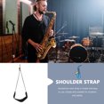 thumbnail image 4 of WRISTBIQUE Black Saxophone Strap Replacement Single Shoulder Neck Harness for Alto Sax with Portable Adjustable Length, 4 of 8