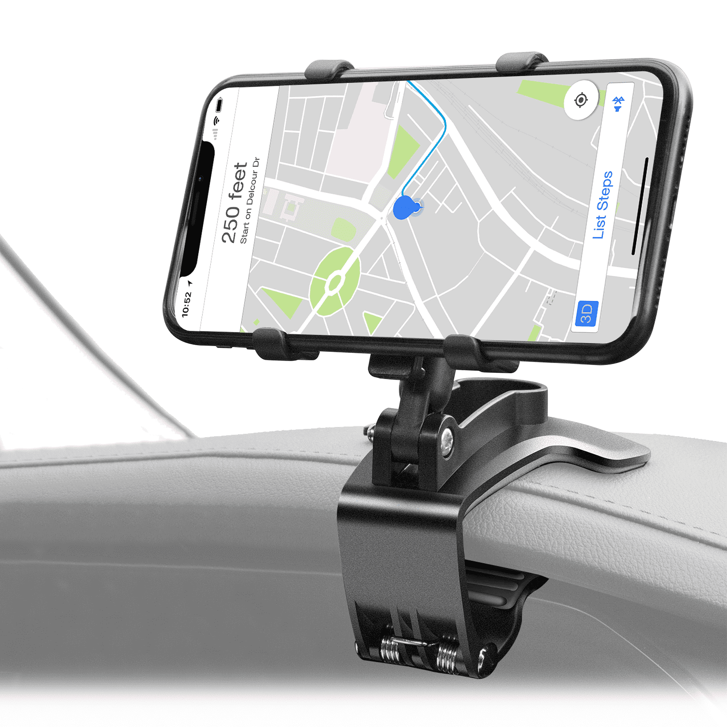 Premier Clip Phone Mount for all Car Dashboards