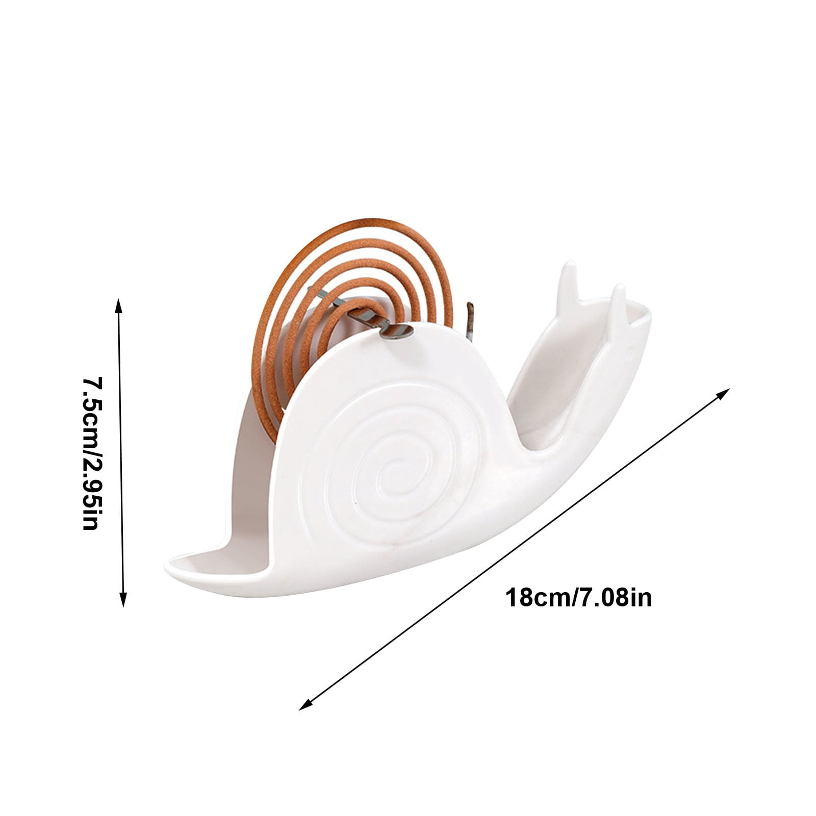 fheaev Mosquito Coil Box Fireproof And Snail Mosquito Coil Tray Styling Mosquito Coil Can Be Used For Dining Table Bedroom Multi-scene