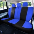 thumbnail image 2 of FH Group Light & Breezy Flat Cloth Car Seat Cover Set For Car Truck SUV Van Blue - Rear, 2 of 5