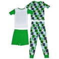 thumbnail image 2 of Minecraft Beware Enimies 4-Piece Short  and  Pants Pajama Set-Size 6, 2 of 2