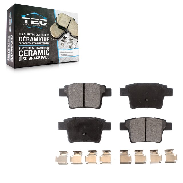 TEC Rear Ceramic Disc Brake Pads TEC-1071 for Car Ford Five Hundred Freestyle Taurus X Jaguar X-Type Mercury Sable Montego