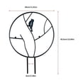 thumbnail image 3 of Plants Climbing Holder Rack Potted Flower Decorative Rack Sturdy Durable Plant Support White 30cm, 3 of 9