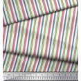 thumbnail image 3 of Soimoi Rayon Crepe Fabric Vertical Stripe Decor Fabric Printed Yard 46 Inch Wide, 3 of 5