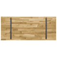 thumbnail image 2 of vidaXL Table Top Solid Oak Wood Rectangular 23 mm 120x60 cm, 2 of 4
