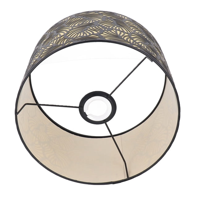 Hollow Table Light Shade, Engraving Technology 6in Height Decorative Hollow Metal Lampshade For E14 Caliber Base