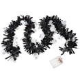 thumbnail image 1 of Garland with Lights 6.56 Feet Halloween Metal Chip Wreath Flash Twisted Metal Hanging Wreath Light String Battery Powered Halloween Decorationbattery Operated String Lights, 1 of 6