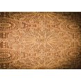 thumbnail image 1 of Ahgly Company Machine Washable Indoor Rectangle Transitional Saddle Brown Area Rugs, 5' x 7', 1 of 7