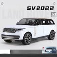thumbnail image 1 of 1:24 2022 Land Rover Range Rover SV SUV Alloy Model Car Toy Diecasts Casting Sound and Light Car Toys For Children Vehicle C523 White With box, 1 of 6