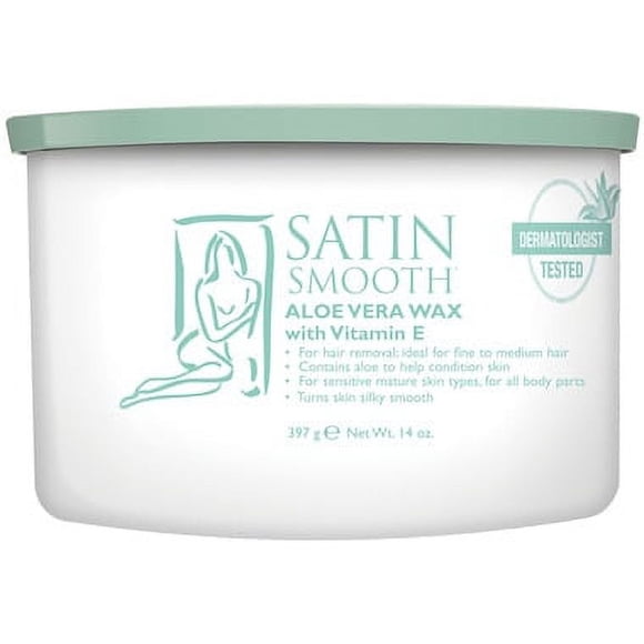 SATIN SMOOTH Cire d'Aloès 14 Oz - SSW14AVG