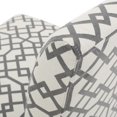 thumbnail image 4 of Kendal Chaise d'Appoint en Tissu, Motif Géométrique Gris, 4 of 4