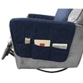thumbnail image 4 of Binmer Recliner Sofa Towel Anti-dirty Pet Sofa Cushion Solid Color Rocking Chair Massage Chair Sofa Protection Cover Towel Recliner Chair Cover, 4 of 6