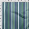 thumbnail image 4 of oneOone Velvet Medium Blue Fabric Stripes Sewing Material Print Fabric By The Yard 58 Inch Wide-R3, 4 of 4