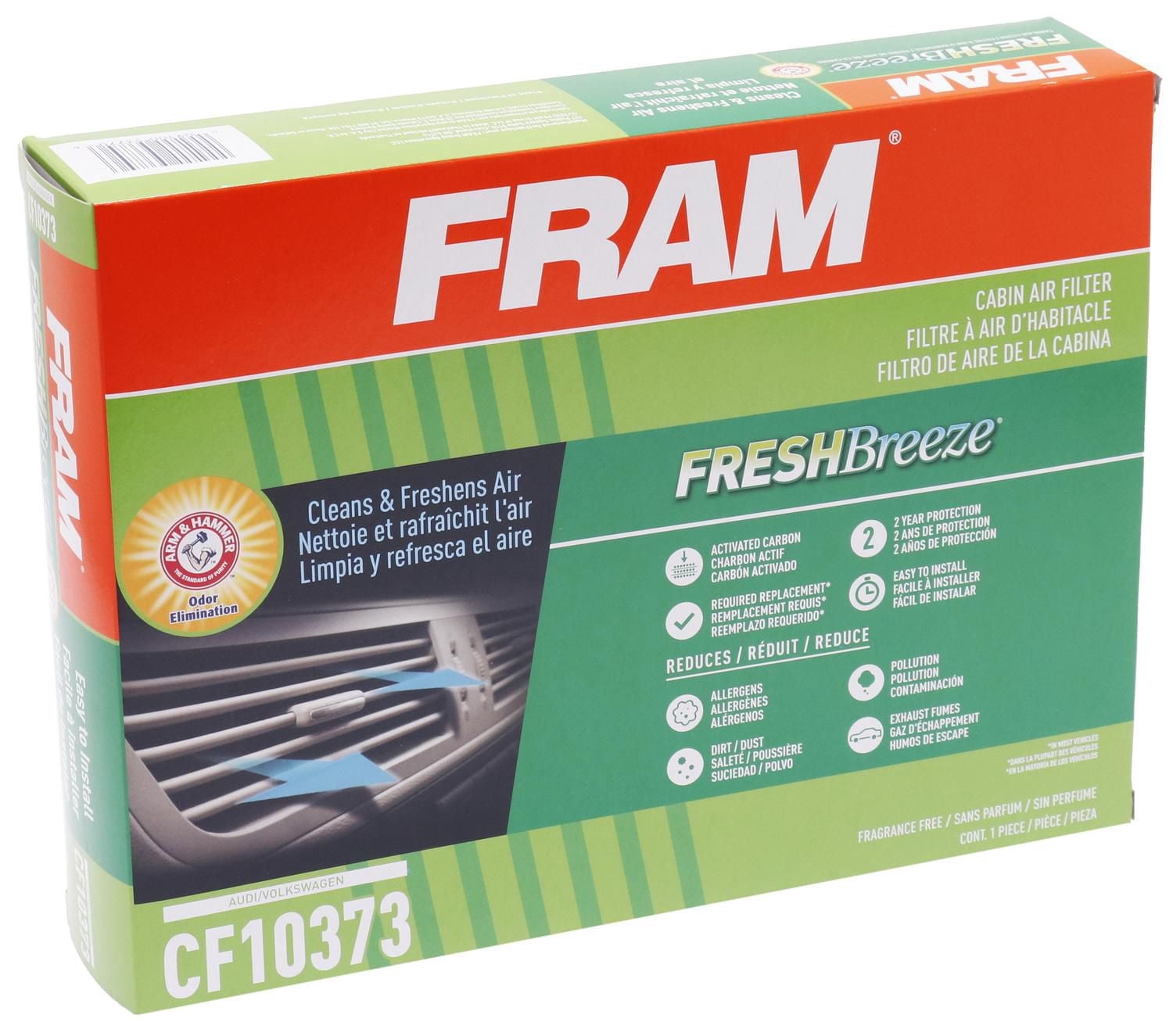Filtre à air d’habitacle FCF10373 Fresh BreezeMD de FRAM(MD)