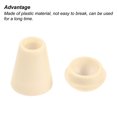 thumbnail image 4 of Unique Bargains Butée à Cloche, Verrou de Corde pour Sac à Cordon, Beige, Lot de 50, 4 of 5