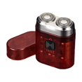 thumbnail image 2 of EGNMCR Effortless Shaving Experience With The Portable Mini Transparent Shaver For Men Featuring Dual Rotary Blades Rechargeable And Water Washable Plastic shaver, 2 of 8