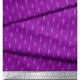 thumbnail image 2 of Soimoi polyester Crepe Fabric Curve Diamond & Clock Tower Architectural Print Sewing Fabric Yard 42 Inch Wide, 2 of 3