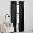 thumbnail image 1 of Mainstays Sheen Rod Pocket Blackout Window Curtains Panel Pair, 37" x 84", 1 of 6