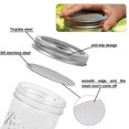 thumbnail image 4 of Sprouting Jar With Stainless Steel 304 Screen Lid Wide Mouth Quart Mason Sprouter, 4 of 9