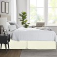 thumbnail image 2 of SGI Bedding 10 Inch Pleated Bed Skirt | Microfiber Bed Skirt | Fade Resistant, Wrinkle Free, Anti-static, Decorative, Extra Storage Space, Clutter-Free | Queen, Ivory, 2 of 6