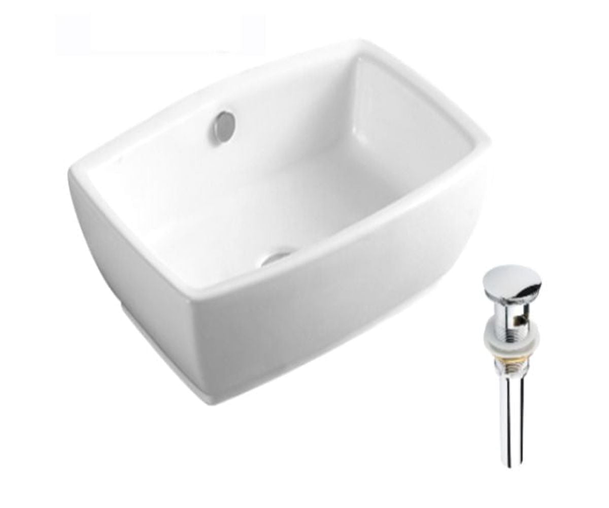 DROP Bath and Kitchen DR091332 Bathroom Vessel Sink Set