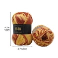 thumbnail image 3 of Fil pour le Crochet, Tricot à la Main Coloré 50 g Tricot Crochet Lait Doux Bébé Fil de Coton Laine, Écheveau pour Faire Chapeaux Écharpes Sacs Chandails, Fil pour le Tricot, 3 of 5
