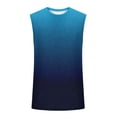 thumbnail image 4 of NTACZA Débardeurs Homme Sans Manches Athlétique Basique T-Shirt Col Rond Dégradé Sport T-Shirts Homme TTG, 4 of 5