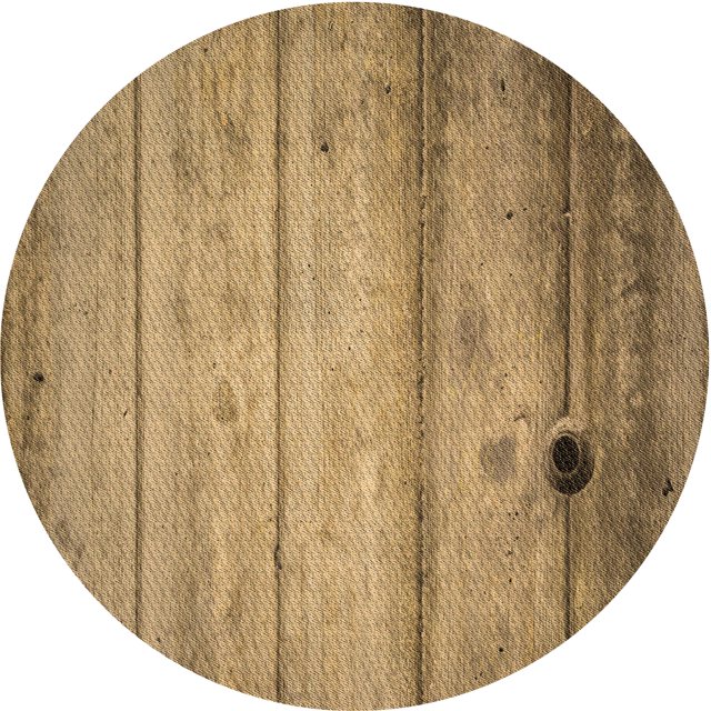 Ahgly Company Tapis Rond Lavable en Machine Intérieur Transitionnel Marron Clair, 4 Pieds Rond