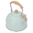 thumbnail image 2 of Whistling Tea Pot, Stainless Steel Whistling Tea Kettle Fast Heating One Touch 2.5 Liter With Cool Grip For Kitchen For Stovetop, 2 of 8