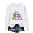 thumbnail image 5 of EGNMCR Easter T-Shirts Imprimés pour Femmes T-Shirts Graphiques pour Femmes T-Shirts pour Femmes T-Shirt à Col Rond pour Femmes Easter à Manches Longues Imprimé Chandails T-Shirts pour Femmes, 5 of 5