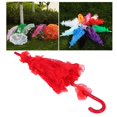 thumbnail image 4 of Lace Parasol, Beautiful Bridal Umbrella Lace Embellishment  For Photos For Weddings For Parties Red, 4 of 8