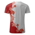 thumbnail image 3 of TIMIFIS T-Shirts pour Femmes - T-Shirt Feuille d'Érable du Canada - Hauts d'Été à Col Rond et Manches Courtes - Tee Vintage Décontracté, 3 of 3