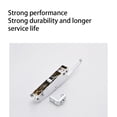 thumbnail image 3 of QualitChoice Zinc Alloy Fridge Door Handle Portable Glossy Universal Modified Household Kitchen Restaurant Refrigerator Cabinet Pull Type 2 with Key, 3 of 6
