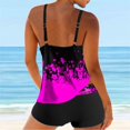 thumbnail image 3 of CNKOO Women‘S Tankini Large Bikini Digital Suspender Beach Split Swimsuit, 3 of 3