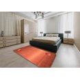 thumbnail image 4 of Ahgly Company Tapis d'Intérieur Rectangulaire Abstrait Orange Rouge, 2 Pieds x 5 Pieds, 4 of 6